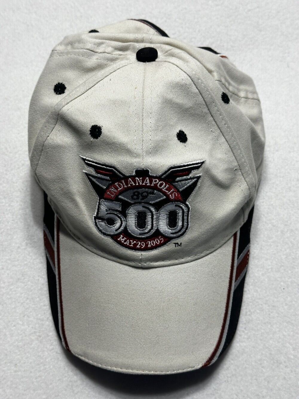 Indy 500 Vintage 89th Indianapolis Motor Race May 29 2005 Adjustable Trucker Hat - Picture 5 of 12